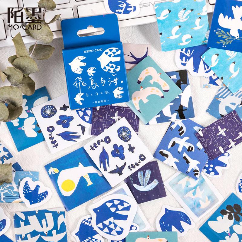 46pcs/set Autumn Flower Sticker Diy Scrapbooking Diary Planner Decoration Sticker Album
