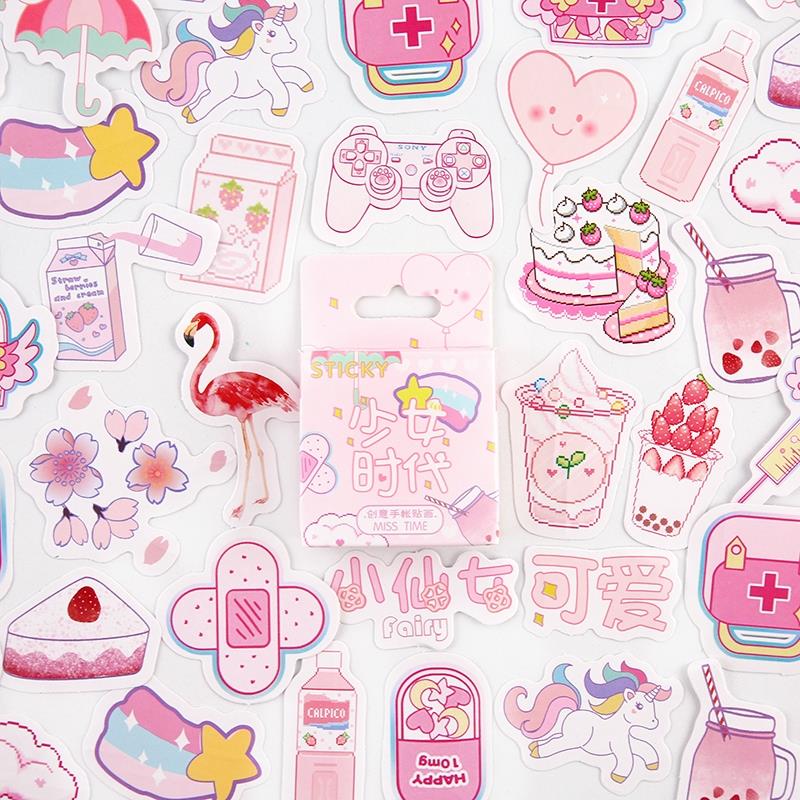 Mohamm Girl Generation Series Cute Boxed Kawaii Stickers Planner