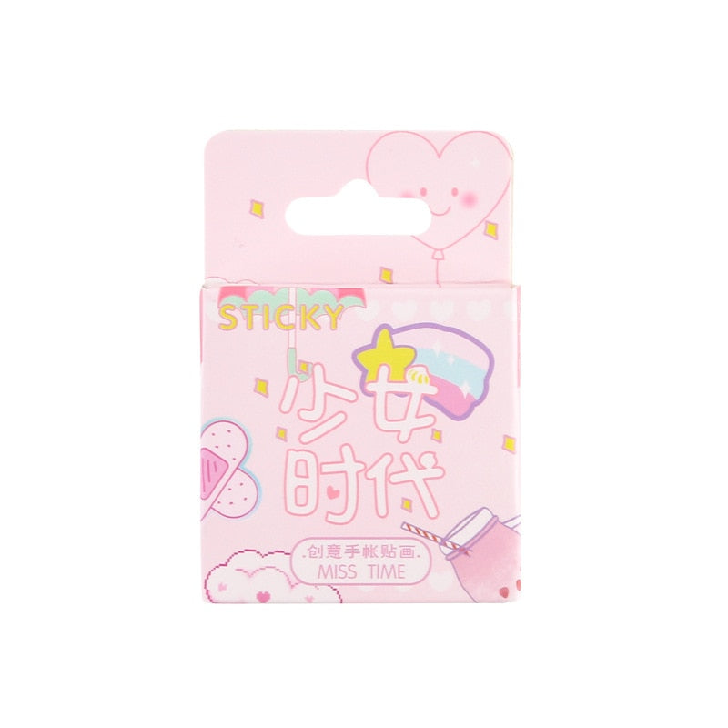 Mohamm Girl Generation Series Cute Boxed Kawaii Stickers Planner Scrapbooking Stationery Japanese Diary Stickers